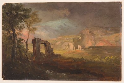 Disegno, Fantasia di Campagna, probabilmente 1868-69 da Frederic Edwin Church