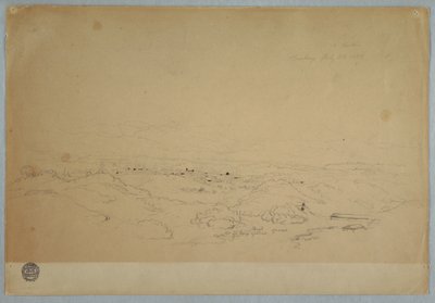 Disegno, Cartago, Colombia, 23 luglio 1853 da Frederic Edwin Church