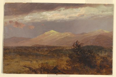 Disegno, Catskills al tramonto, 1882 da Frederic Edwin Church