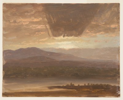 Disegno, Catskills da Hudson, New York, 1870 da Frederic Edwin Church