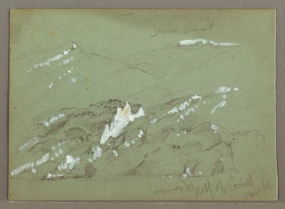 Disegno, Cefalonia, Grecia, aprile 1869 da Frederic Edwin Church