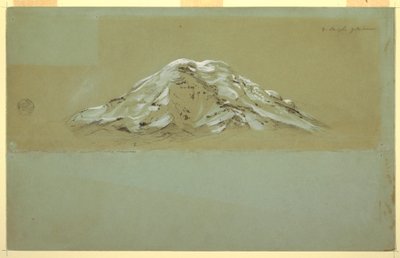Disegno, Chimborazo, 1857 ca. da Frederic Edwin Church