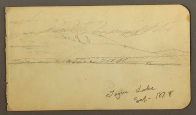 Disegno, Monte Katahdin coperto di nuvole, 1878 da Frederic Edwin Church