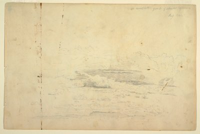 Disegno, Studi sulle nuvole, agosto 1844 da Frederic Edwin Church