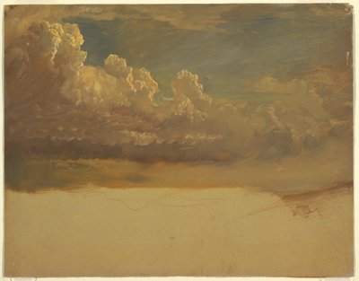 Disegno, Studio di nuvola, marzo 1871 da Frederic Edwin Church