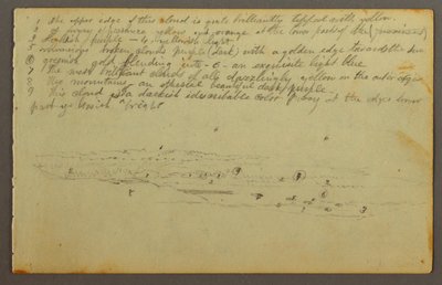 Disegno, Studi sulle nuvole, forse 1844 da Frederic Edwin Church