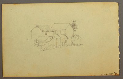 Disegno, Studio di nuvola, 1844 da Frederic Edwin Church