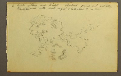 Disegno, Studio di nuvola, 1845 da Frederic Edwin Church