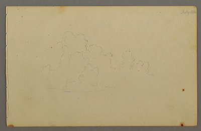Disegno, Nuvole, 1844 da Frederic Edwin Church