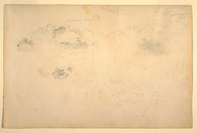 Disegno, Nuvole, 1844 da Frederic Edwin Church