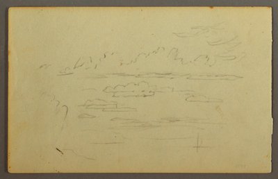 Disegno, Nuvole, forse 1844 da Frederic Edwin Church