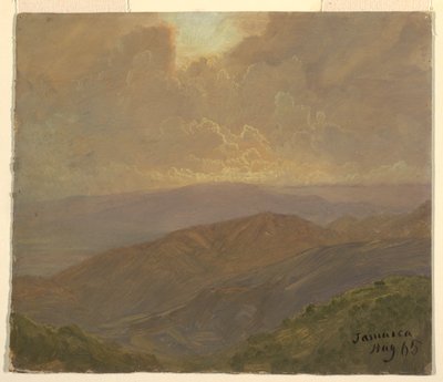 Disegno, Cielo nuvoloso, agosto 1865 da Frederic Edwin Church