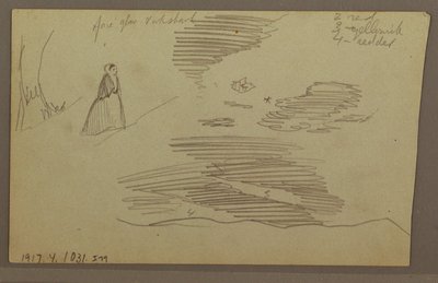 Disegno, Cielo nuvoloso, forse anni 