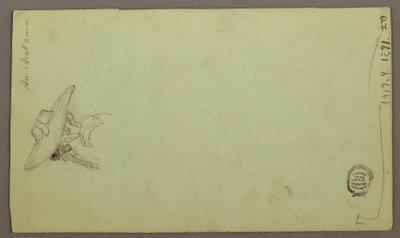 Disegno, studi di figure, barca a vela, studi architettonici, forse 1868 da Frederic Edwin Church