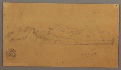 Disegno, Iceberg galleggiante, 16 luglio 1859 da Frederic Edwin Church