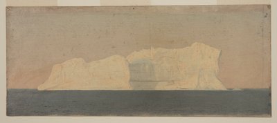 Disegno, Iceberg galleggiante, Labrador, giugno o luglio 1859 da Frederic Edwin Church