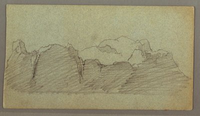 Disegno, Iceberg galleggiante, forse giugno 1874 da Frederic Edwin Church