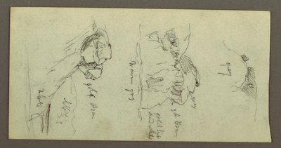 Disegno, Cime e pendii, forse 1868 da Frederic Edwin Church