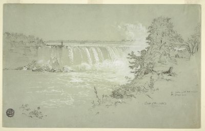 Disegno delle cascate Horseshoe e dell