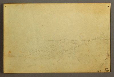 Disegno, Casa nel bosco presso un ruscello, aprile 1845 da Frederic Edwin Church
