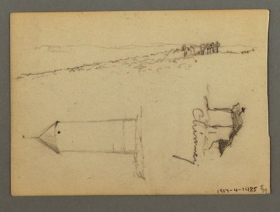 Disegno, Casa sulla scogliera, Torri, forse 1868 da Frederic Edwin Church