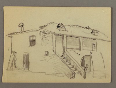 Disegno, Casa, forse 1868-69 da Frederic Edwin Church