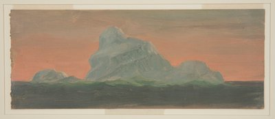 Disegno, Iceberg contro il cielo serale, giugno 1859 da Frederic Edwin Church