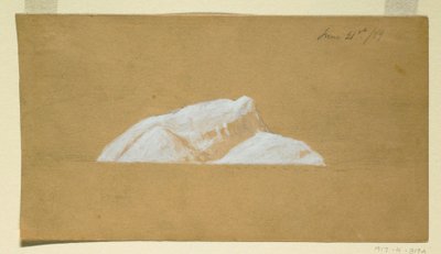 Disegno, Iceberg, Terranova, 21 giugno 1859 da Frederic Edwin Church