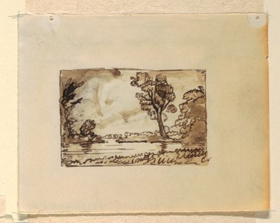 Disegno, Paesaggio immaginario con, 1870-73 ca. da Frederic Edwin Church