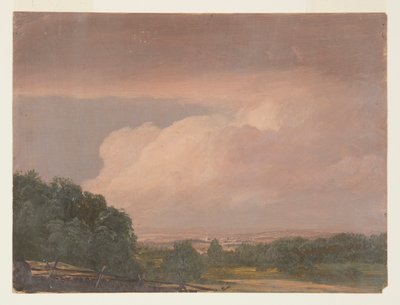 Disegno, Paesaggio (forse Hudson Valley), 1860-70 da Frederic Edwin Church