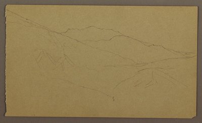 Disegno, Paesaggio, maggio-agosto 1865 da Frederic Edwin Church