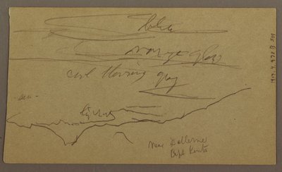 Disegno, Paesaggio, maggio-agosto 1865 da Frederic Edwin Church