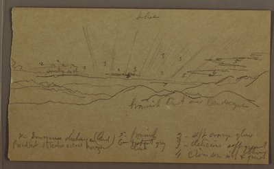 Disegno, Paesaggio, maggio-agosto 1865 da Frederic Edwin Church