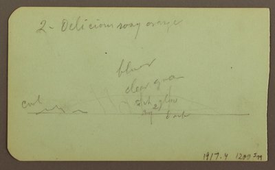 Disegno, Paesaggio "vicino a Lagos"; verso: Paesaggio, 1883 da Frederic Edwin Church