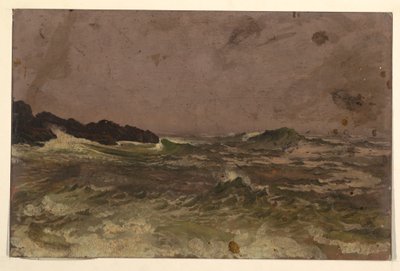Disegno, costa del Maine, 1845-50 da Frederic Edwin Church