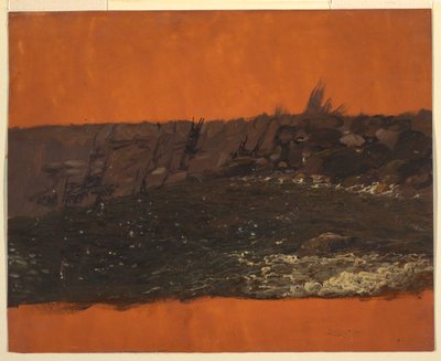 Disegno, Costa del Maine, 1850 ca. da Frederic Edwin Church