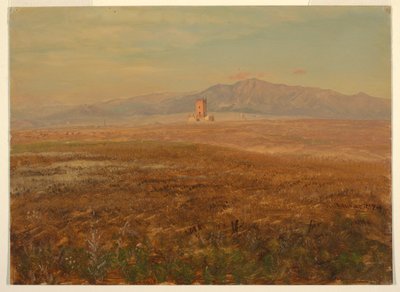 Disegno, paesaggio messicano, aprile 1869 da Frederic Edwin Church