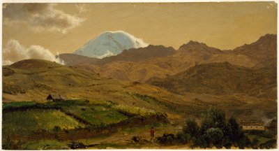Disegno, Monte Chimborazo, Ecuador, 1857 da Frederic Edwin Church