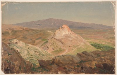 Disegno, Monte Pentelico, aprile 1869 da Frederic Edwin Church