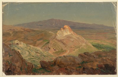 Disegno, Monte Pentelico, aprile 1869 da Frederic Edwin Church