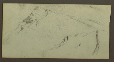 Disegno, Cime di montagna, forse 1868 da Frederic Edwin Church