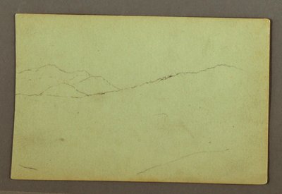 Disegno, Cime di montagna, forse 1856 da Frederic Edwin Church