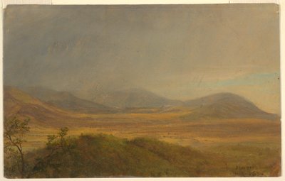 Disegno, Paesaggio montano, maggio 1865 da Frederic Edwin Church