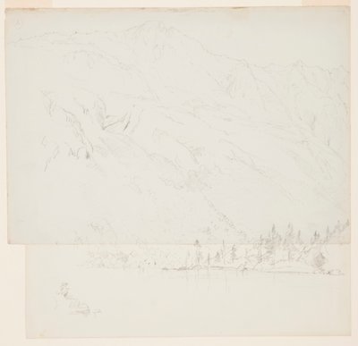 Disegno, Monte Katadhin, Maine, 1870-78 da Frederic Edwin Church