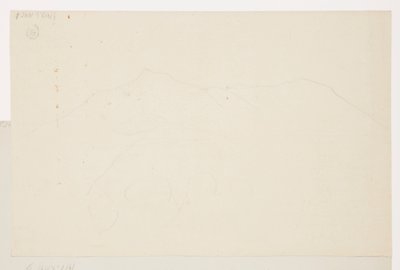 Disegno, Monte Katahdin, Maine, 1870-78. Katahdin, Maine, 1870-78 da Frederic Edwin Church