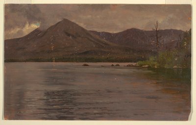 Disegno del monte Katahdin, dal lago Katahdin, 1877 da Frederic Edwin Church