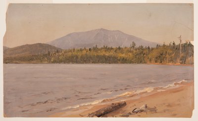 Disegno, il monte Katahdin da Togue Pond, forse 1878 da Frederic Edwin Church