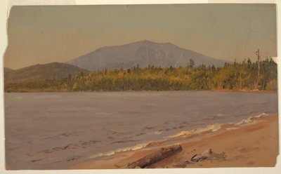 Disegno, il monte Katahdin da Togue Pond, forse 1878 da Frederic Edwin Church
