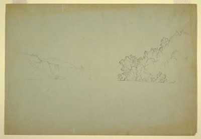 Disegno, Cascate del Niagara da nord-ovest, 1856 da Frederic Edwin Church