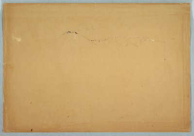 Disegno, profilo del monte Katahdin, Maine, 1856-60 ca. da Frederic Edwin Church